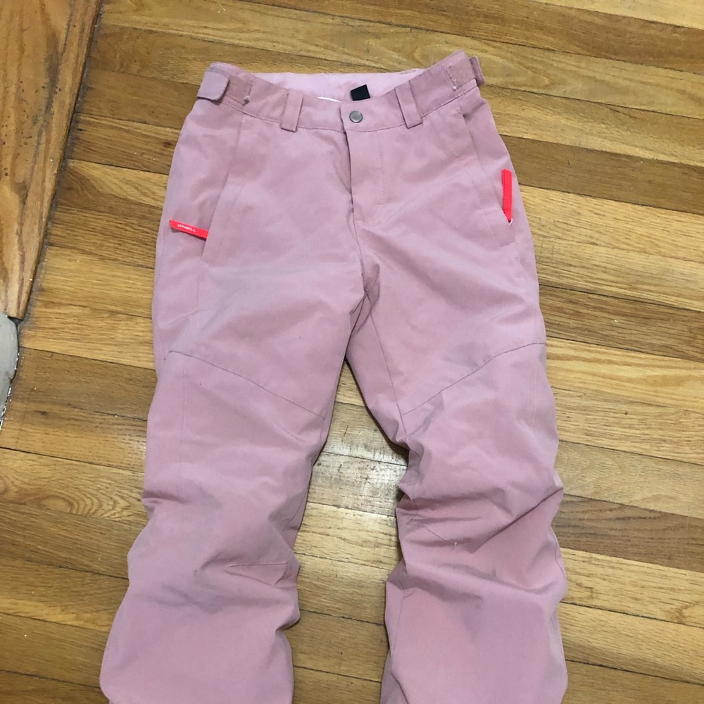 Rose pink O’Neill slim fit ski/snowboard pants-size 10